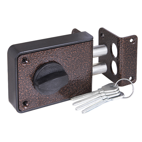 Замок (Зенит) накладной ЗН 1-3-1 медь