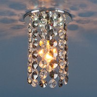 Точечный светильник 208 E14 LED CH/SBK/Clear хром/дымчатый/прозр.