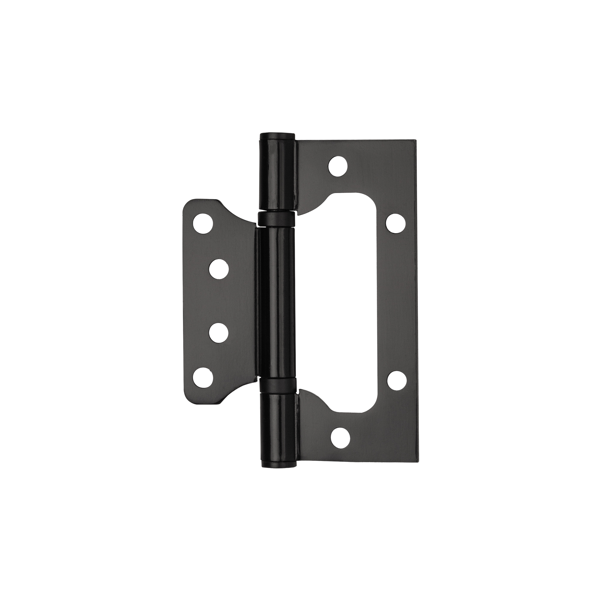 Петля (Аякс) универсальная без врезки IN4000W BL (100/P-2B 100x2,3) черный (2шт)