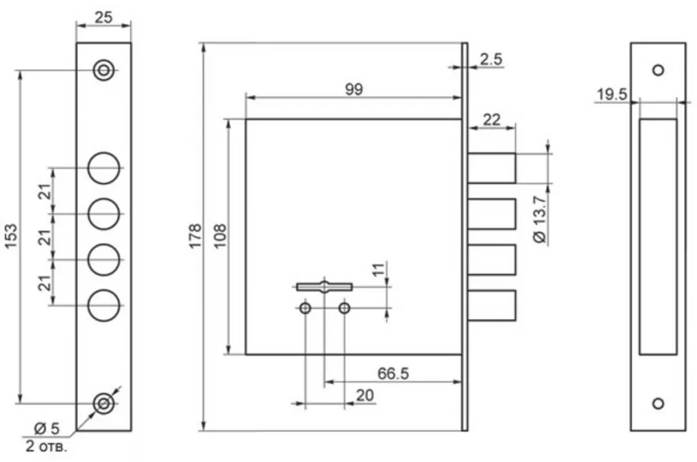 Замок Просам ЗВ8 (81000)
