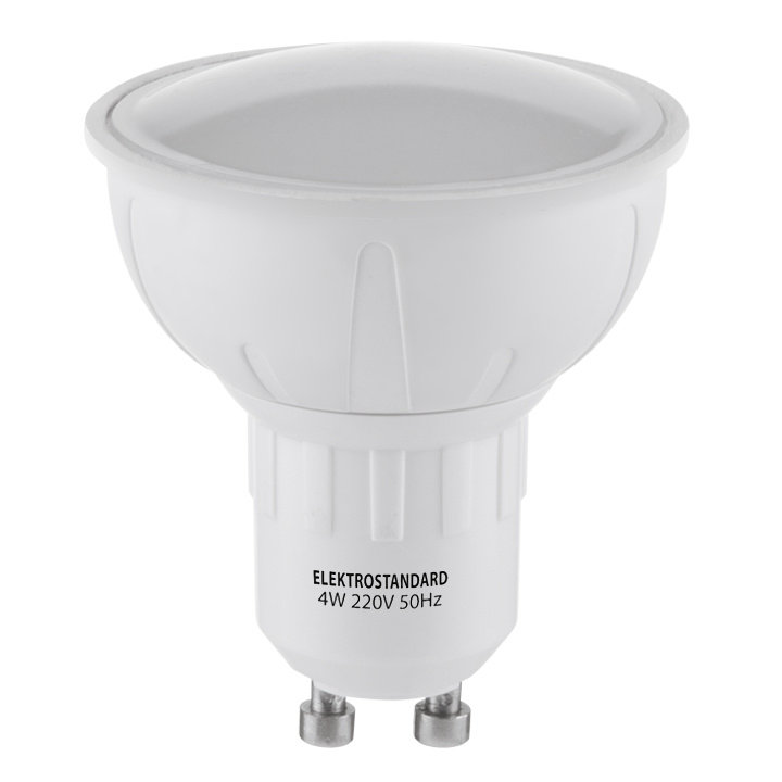 Лампа светодиодная GU10 SMD 4W AC 220V 120° 6500K